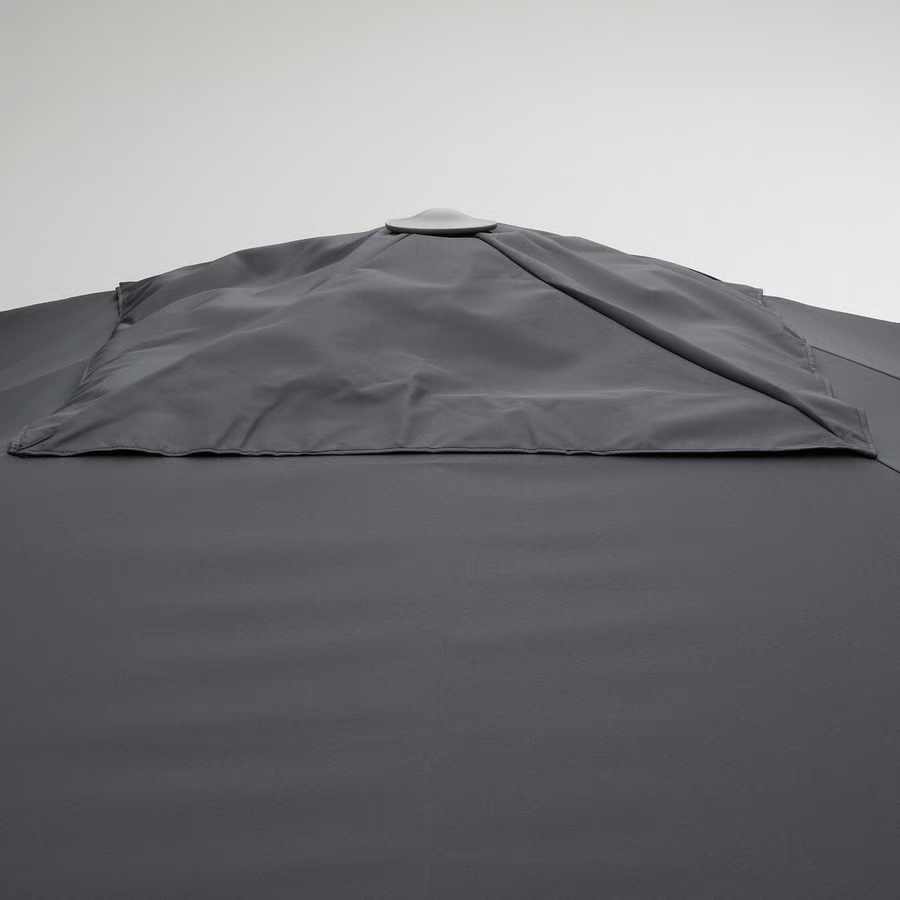 Solare שמשייה תלויה לגינה — 330×240 ס"מ | הגנת שמש UPF 50+ | אנתרציט